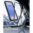 thumbnail image 3 of baomifa-Guardian Case for Samsung Galaxy S25 5G 6.2 "(2025) [20 FT Mil-Grade Drop Tested], Built-in Screen Protector [Work with Fingerprint ID], Full Body Rugged Shockproof Case, Black/Clear, 3 of 4