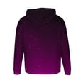 thumbnail image 5 of Mens Gradient Hoodies Big & Tall M-4X Casual Pullover Long Sleeve Sweatshirts with Pocket Plus Size Basic Loose Comfort Workout Hoodie Tops, 5 of 5