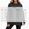 thumbnail image 3 of Enjoytime Womens Sweatshirt Crew Neck Side Split Pullover Tops Fall Winter Casual Plus Size Long Sleeve Sweatshirts, 3 of 8