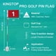 thumbnail image 4 of Bandera de golf KINGTOP portátil de 6 pies con bandera numerada, paquete de 1, 4 of 7
