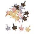 thumbnail image 3 of 20 Unids Colores Exquisita Joyería De Hoja De Arce Baoblaze amuletos para hacer joyas, 3 of 8