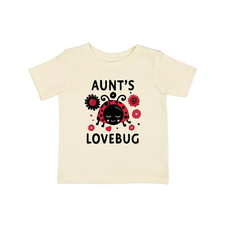 

Inktastic Valentine s Day Aunt s Lovebug Gift Baby Boy or Baby Girl T-Shirt