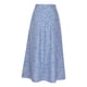 thumbnail image 5 of ICHUANYI Clearance Fashion Women Summer Floral Printing Split Casual Ruched Sexy Waist Skirts(Dark Blue, S) ICHUANYI WER2023081002053, 5 of 8