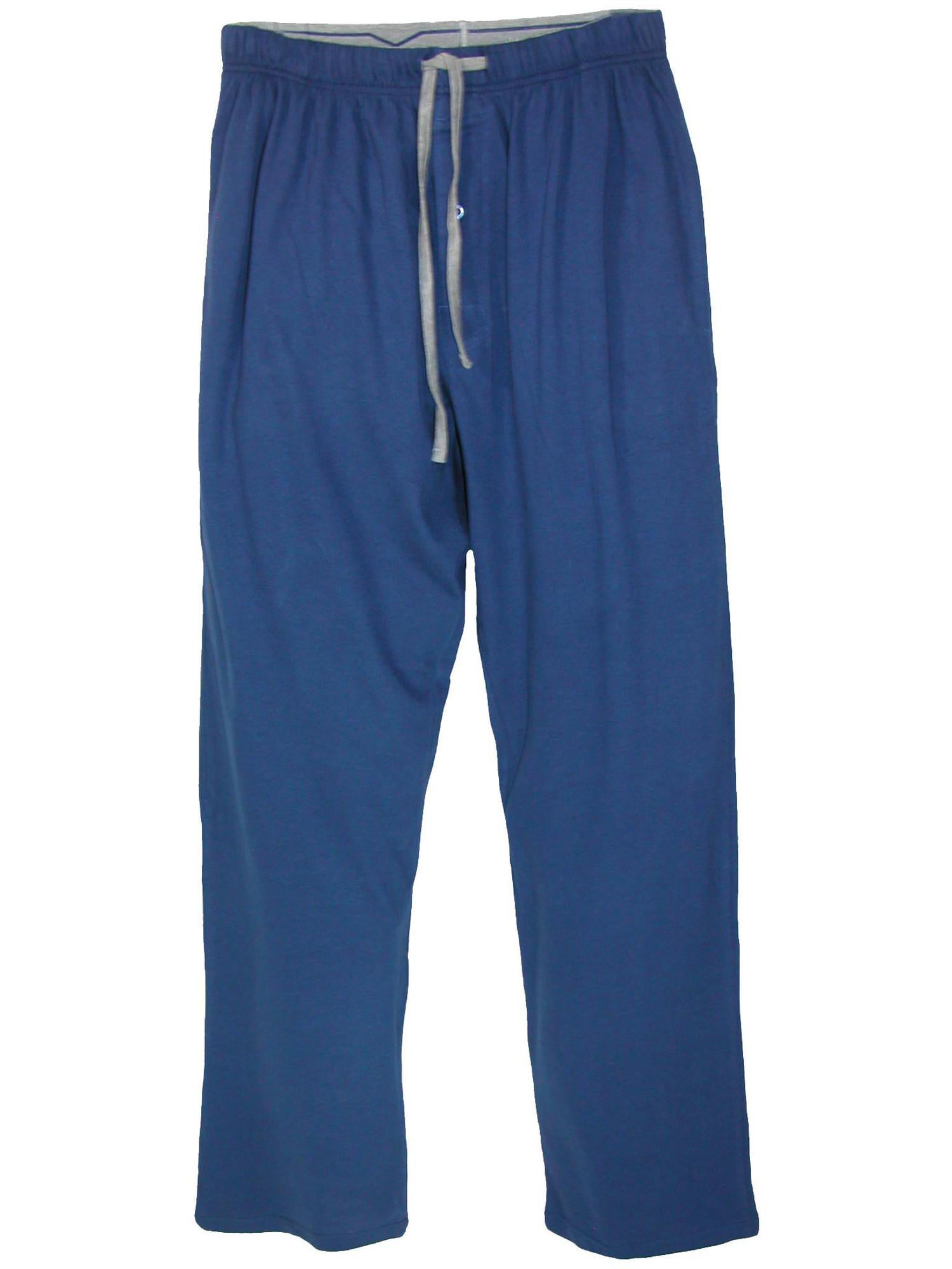 Hanes X-Temp Men's Tagless Knit Sleep Pant Size Small in Blue 