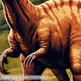 thumbnail image 3 of Dinosaur Elegant Gray Polyester Area Rug with Right-Angle Design for Living Room and Bedroom, 3 of 6