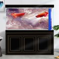 thumbnail image 3 of Purple Marble Aquarium Background, Art Abstract Pink Gold Line Marble Terrarium Background, Coloful Marble Glass Terrarium Background with 8 EVA Double-Sided Tape, 48X20IN, 3 of 5