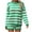 Green, variant on Womens Striped Sweater Sets Fall Two Piece Matching Set Oversized Lounge Sets Knit Long Sleeve and Shorts Pajama Set
