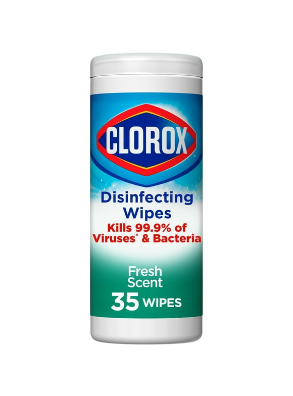 Clorox Bleach-Free Disinfecting Cleaner Wipes, Fresh Scent, 35 Count