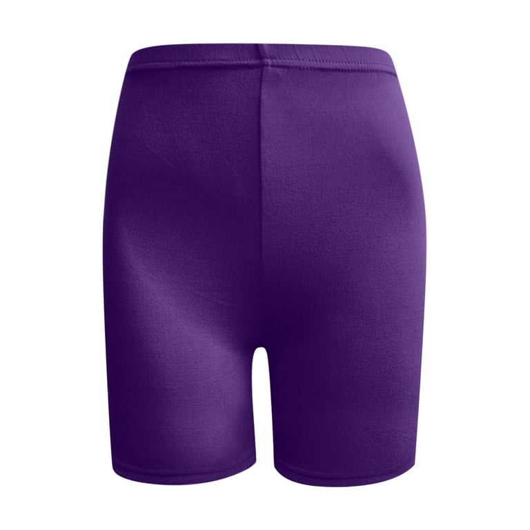 Ersazi Clearance Plus Size Leggings Women's High Waist Leggings Gym Sports  Shorts Shaping Stretchy Yoga Shorts Pants 90 Degree Leggings 4- Purple  Leggings for Women M 