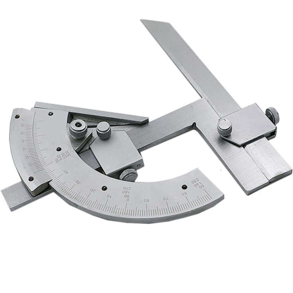 CEORPER Metal Vernier Bevel Protractor 0-320° Angles Measure Rulers Measurement Instrument for Woodworking/Construction