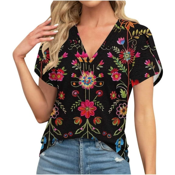 Summer Tops for Women 2025 Trendy Crop Womens Blouses for Wedding Plus Size Shirts With Built In Bra