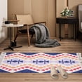thumbnail image 1 of 2' x 5' Area Rug, Boho Tassel Cotton Carpet for Living Room Bedroom, 1 of 6