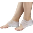 thumbnail image 1 of HUGFEGWE Silicone Height Increase Insole Invisible Heel Lift Soft Pads Silicone Gel Inserts Socks, Half Heel Socks Heel Protector Breathable Suitable for Men Women(3cm) CJB91-102229, 1 of 9