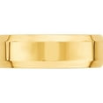 thumbnail image 3 of 14K Yellow Gold 14Ky 7mm Bevel Edge Comfort Fit Band Size 9 Made In United States bec070-9, 3 of 5