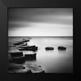 thumbnail image 2 of Papiorek, Nina 15x15 Black Modern Framed Museum Art Print Titled - Coastal Calm, 2 of 5