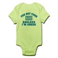 thumbnail image 1 of CafePress - Funny Greek Baklava Infant Bodysuit - Baby Light Bodysuit, 1 of 1
