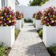 thumbnail image 5 of Flores artificiales para decoración de jardín exterior | Adornos de suelo con ramos de flores artificiales, 5 of 9