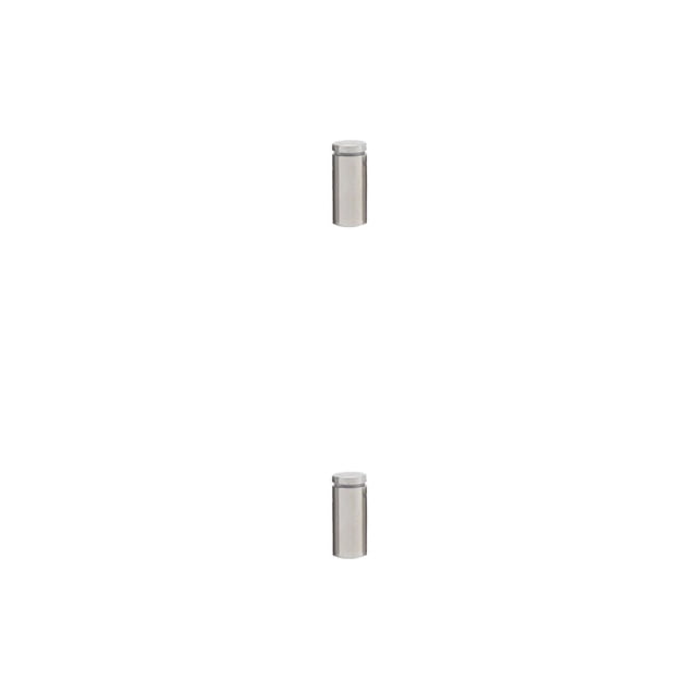 Kenally Tornillo publicitario Acero inoxidable Hueco Alto brillo Diseño aerodinámico Fácil instalación Espejo de vidrio Perno de tuerca de clavo 25x50mm 2piezas Kenally CBP352713