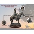 thumbnail image 3 of Urbalabs Bronze Cowboy 14 Inch On Horse Wild West Western Sculpture Statue Old West Office Desk Western Decor Statue Sculpture Cowboy Wild West Decor Country Hand Painted Ranch Rodeo Home, 3 of 6
