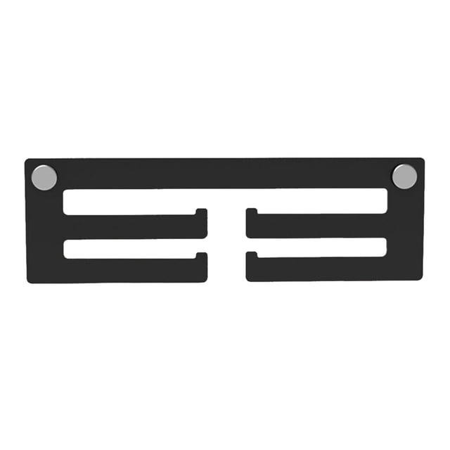 Milaget Medal Holder Display Coat Hanger Rack Frame Shelf Acrylic - Black