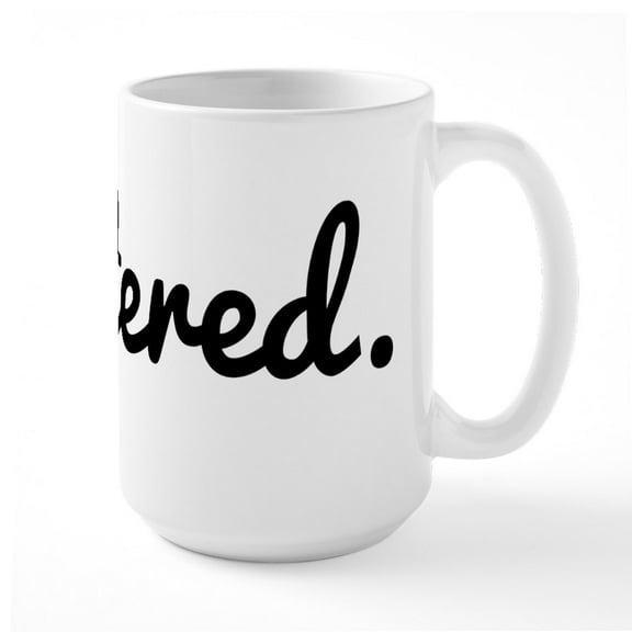 CafePress - Unfiltered - 15 oz Ceramic Large White Novelty Mug