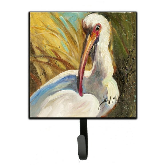 Carolines Treasures JMK1222SH4 White Ibis Leash or Key Holder 7Hx4.25W multicolor