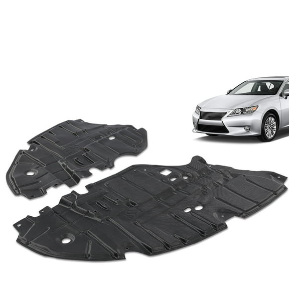 Engine Splash Shield Fit for 2013-2015 LX ES350 ES300h Left & Right Side Black