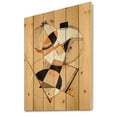 thumbnail image 2 of Designart 'Abstract Compositions Of Colored Geometric V' Modern Print on Natural Pine Wood, 2 of 5