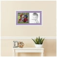 thumbnail image 2 of ArtToFrames Collage Photo Picture Frame with 2 - 11x11 Openings, Framed in White with Lavender Mist and Black Mats (CDM-3966-40), 2 of 8