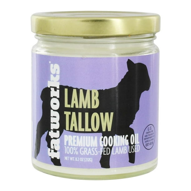 Fatworks Lamb Tallow Premium Cooking Oil 8 oz.