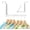 White-1(M3), variant on Over The Door Hanger Clothes Drying Rack, Foldable Over The Door Organizer Hooks with 10 Ridges,Portable Door Coat Towels Storage Rack for Small Space Laundry Room Bathroom Closets