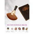 thumbnail image 2 of docolor Large Fan Brush – Multi-Use for Finishing Powder, Highlighter, Blush, Bronzer & Spray Tan – Professional Face & Body Makeup Brush, 2 of 11