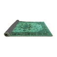 thumbnail image 2 of Ahgly Company Indoor Rectangle Persian Turquoise Blue Traditional Area Rugs, 5' x 8', 2 of 4
