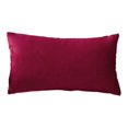 thumbnail image 1 of Big Sale ! Nomeni Pillow Case,Polyester Doll,Super Soft Rectangular Velvet Pillowcase Solid Color Lumbar Pillow Pillowcase, 1 of 2