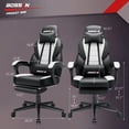 thumbnail image 3 of Waleaf Gaming Chair, Ergonomic Heavy Duty Design, Gamer Chair with Footrest and Lumbar Support, Large Cushion High Back Office Chair, Big and Tall Computer Chair, 3 of 7