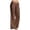 Coffee, variant on Women's Low Waist Wide Leg Linen Flare Pants Casual Drawstring Loose Plus Size Lounge Trousers with Pockets