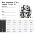 thumbnail image 6 of Picia Daisy Floral Women's Men's UPF 50+ Sun Protection Hoodie Shirt Long Sleeve SPF Fishing Outdoor UV Hiking Lightweight Shirts-Small, 6 of 9