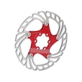 thumbnail image 2 of Freno de disco de bicicleta, diseño de hebilla flotante roja, suministros de bicicleta estables y confiables para entusiastas del ciclismo, 160MM, 2 of 10