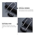 thumbnail image 3 of MasteelfCA Cadenas à Combinaison 4 Chiffres Manille Longue Cadenas Réinitialisable Cadenas à Combinaison, 3 of 7