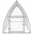 thumbnail image 4 of vidaXL Chicken Cage Silver Galvanized Steel Large Durable Chicken Cage, 4 of 5