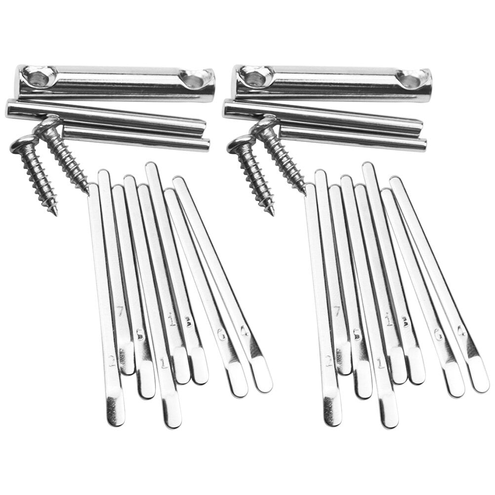 2 Sets DIY Kalimba 8Keys Thumb Piano Musical Instrument for Beginner