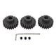 thumbnail image 1 of Juego de engranajes de piñón M1.5 de acero de 3 uds., engranaje de piñón de Motor de 8mm con tornillo de fijación M5 para coche RC 1/5 1/8 1/10 21T YUNYI BRAND  Deportes, 1 of 8