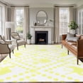 thumbnail image 2 of Yellow Camels Large Area Rugs 8x10 ft Abstract Date Coconut Tree Aloe Vera Rhombus Rustic Washable Rug Non Slip Indoor Carpet Absorbent Floor Mat for Living Room Bedroom Dining Room, 2 of 9