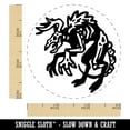 thumbnail image 2 of Wendigo Mythological Creature Monster Self-Inking Rubber Stamp Ink Stamper - Green Ink - Small 3/4 Inch, 2 of 7