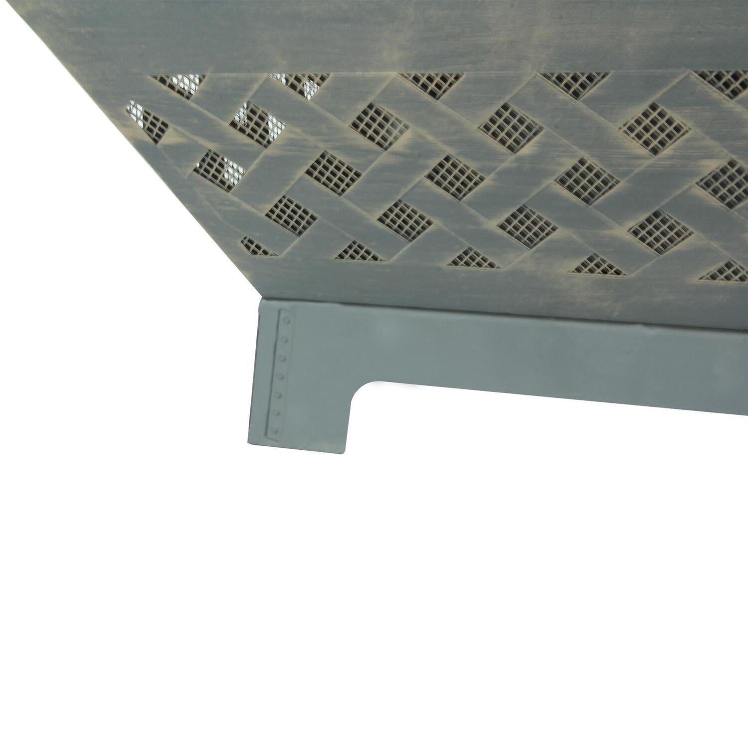 Providence Fire Pit & Grill - 42" Outdoor Patio Heater - Bronze Finish, Cover & Poker Included