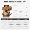 thumbnail image 5 of Daiia Golden Sky Bald Eagle Printed Women's Sports Bra, Breathable Activewear Bra with U-Back Design and Removable Pads, Comfortable and Supportive for Yoga, Workout-Small, 5 of 8