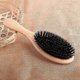 thumbnail image 3 of Detangling Hairbrush with Wooden Handle and Natural Boar Bristles, 3 of 5