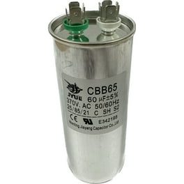 Lennox 89M80 - 100335-12, Dual Run Round Capacitor, 45/5 MFD