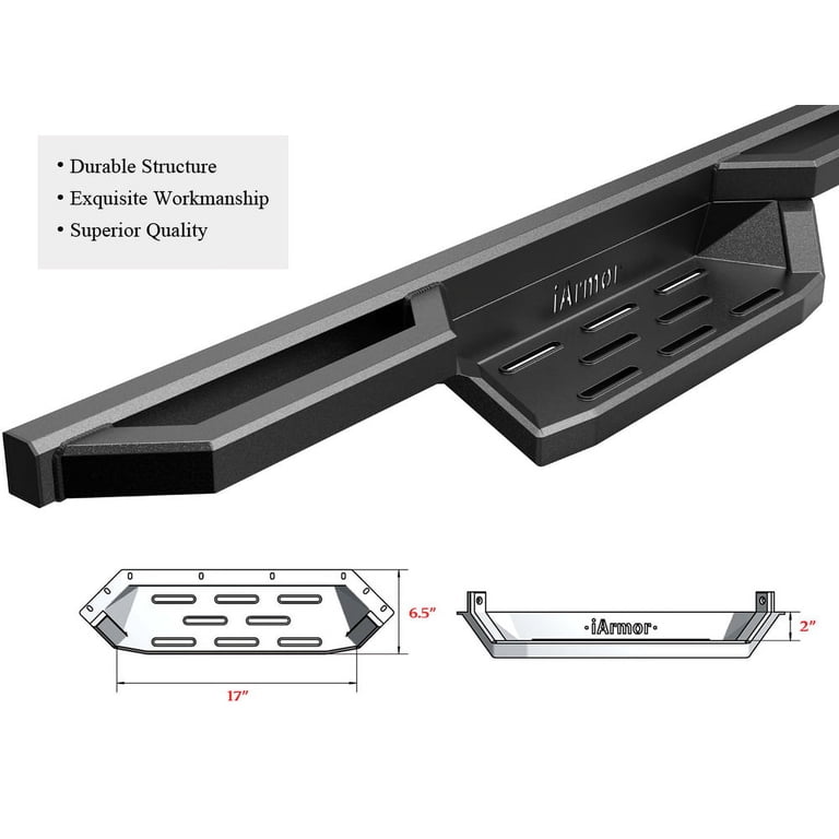 APS Stainless Steel Drop Steps For 2010-2024 Toyota 4Runner Limited – Matte Black 3 thumbnail image