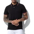 thumbnail image 2 of Playeras Tipo Polo Para Hombre Manga Corta Slim Moda Casual, 2 of 8